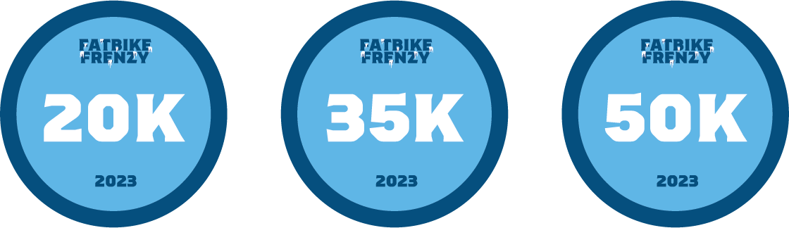 Fatbike Frenzy - Distance Badges
